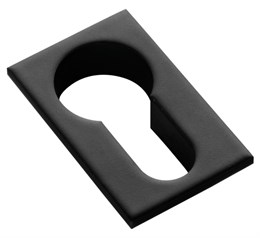 Накладка под евроцилиндр LUX-KH-SM NERO Цвет - чёрный LUX-KH-SM NERO