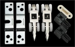 Ролики SET 4 Комплект 4-колесных роликов, для двери вес до 50кг. SET 4