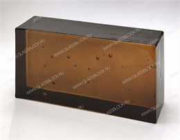 Стеклянный кирпич BUBBLE MOKA (240х117х53) ARTIKO_MOKA_FIZZ