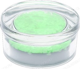 Стеклоблок фотоэлектрический Круг зеленый (110х110х60) 11_11_6_1