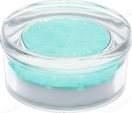 Стеклоблок фотоэлектрический Круг голубой (110х110х60) 11_11_6_2