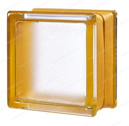 Стеклоблок mini Гладкий Оранжевый Classic Apricot (146х146х80) Classic_Apricot