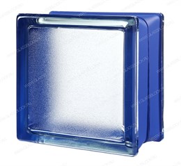 Стеклоблок mini Гладкий Синий Classic Blueberry (146х146х80) Classic_Blueberry