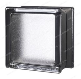 Стеклоблок mini Гладкий Графит Classic Licorice (146х146х80) Classic_Licorice