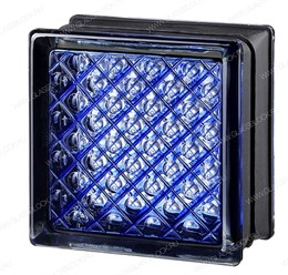 Стеклоблок mini Синий MGs DAREDEVIL BLUE (146х146х80) MGs_DAREDEVIL_BLUE