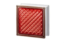 Стеклоблок Империал ДМ рубин (197х197х80) DM_197197_3