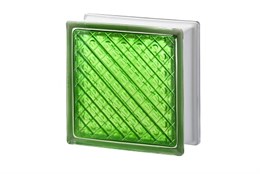 Стеклоблок Империал ДМ изумруд (197х197х80) DM_197197_10