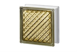 Стеклоблок Империал ДМ бронза (197х197х80) DM_197197_12