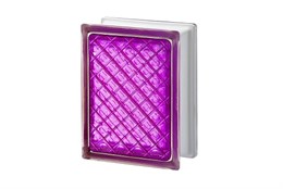 Стеклоблок Империал ДМ малиновый (197х146х80) DM_197146_10