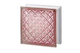 Стеклоблок Империал АКТИС розовый (197х197х80) AKT_197197_5