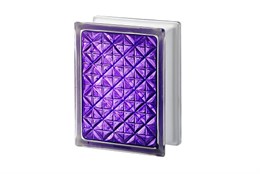 Стеклоблок Империал АКТИС аметист (197х146х80) AKT_197146_16