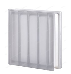 Стеклоблок нестандартный бесцветный матовый Гинза Dorico Sat (190х190х80) Dorico_Sat