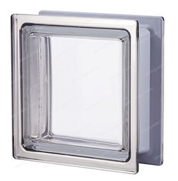 Стеклоблок нестандартный бесцветный Q33 O_T MET lato Q33_O_T_MET_lato