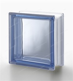 Стеклоблок стандартный окрашенный в массе Гладкий Blu Q19 T (190х190х80) Blu_Q19_T