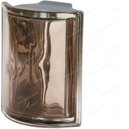 Стеклоблок угловой металлизированный (зеркальный) Гладкий Tortora Q19 O Met (190х152х80) Tortora_Ang_O_Met