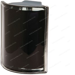 Стеклоблок угловой металлизированный (зеркальный) Гладкий Nero Ang O Met (190х152х80) Nero_Ang_O_Met