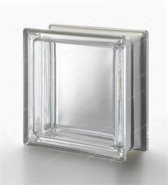 Стеклоблок стандартный металлизированный (зеркальный) Гладкий Neutro Q19 T MET (190х190х80) Neutro_Q19_T_MET