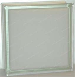 Стеклоблок стандартный окрашенный внутри Волна молочный 100% (190х190х80) wave_vn_16