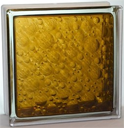 Стеклоблок стандартный окрашенный внутри Савона бронзовый (190х190х80) savona_vn_12