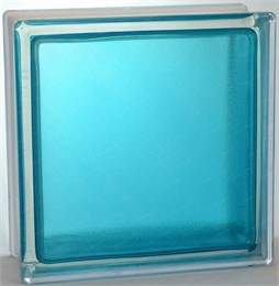 Стеклоблок стандартный окрашенный внутри Арктика бирюза (190х190х80) arc_vn_11