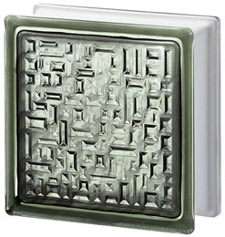 Стеклоблок стандартный окрашенный внутри Майя черный (190х190х80) maia_vn_1