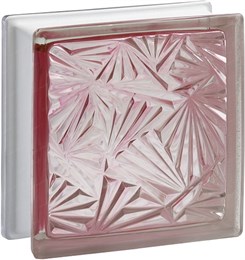 Стеклоблок стандартный окрашенный внутри Мороз розовый (190х190х80) moroz_vn_5