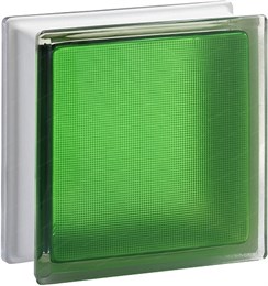 Стеклоблок стандартный окрашенный внутри Самба изумруд (190х190х80) samba_vn_12