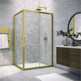 Душевой уголок Vegas-Glass ZP+ZPV NOVO Золото брашированое ZP+ZPV NOVO h2000 110*70 03 01