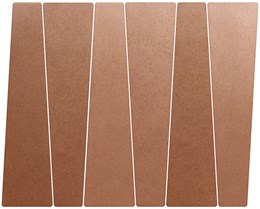 Гранит керамический 32454 BAMBOO Barro 5,6х22,4 см Equipe 32454