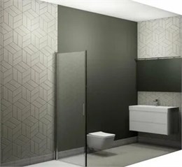 Плитка керамическая напольная 23201 CHEVRON Gris Mate RIGHT 9х20,5 см Equipe 23201