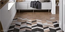 Плитка керамическая напольная 23206 CHEVRON Marron Mate LEFT 9х20,5 см Equipe 23206