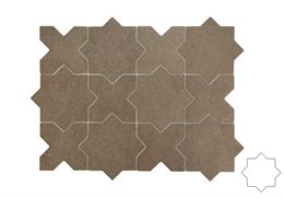 Гранит керамический 32728 ELDA STAR COFFEE 16,8x16,8 см Equipe 32728