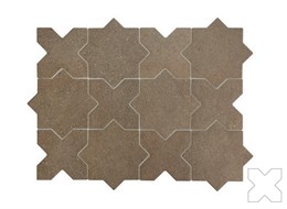 Гранит керамический 32734 ELDA CROSS COFFEE 12x12 см Equipe 32734