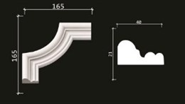 C1-DD608/Декоративный уголок гладкий (165х165х21мм)/4
Стоимость за упаковку 4 шт C1-DD608