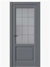 Межкомнатная дверь SE4 Стекло №1 графит