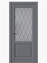 Межкомнатная дверь SE4 Стекло №4 графит