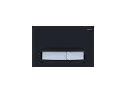Панель смыва Slim Черный матовый (клавиша прямоугольная, хром) НОВИНКА KDI-0000031