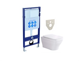 SET AQUATEK АМАДЕО (рама AQUATEK Standard INS-0000012(без клавиши и крепежа)+унитаз АМАДЕО AQ1163-00 с тонким сиденьем soft-close SET AQUATEK АМАДЕО