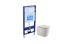 SET AQUATEK ВЕГА (рама AQUATEK Standard INS-0000012(без клавиши и крепежа)+унитаз ВЕГА AQ1905-00 с тонким сиденьем soft-close SET AQUATEK ВЕГА