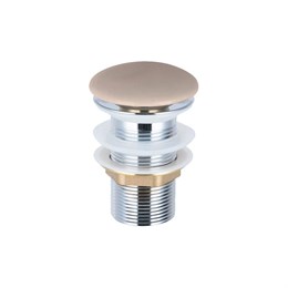 Донный клапан с керамической крышкой Vincea DBS0-216MC, капучино мат. крышка, без перелива DBS0-216MC