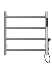 Полотенцесушитель электрический Wonzon & Woghand Bonn WW-AL404-BR 50х50 см, никель матовый WW-AL404-BR 50