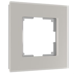 Рамка из стекла на 1 пост Senso дымчатый soft-touch W0013117