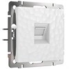 Розетка Ethernet RJ-45 (Hammer белый) W1281001 - фото 103097
