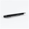 Микроплинтус LACONISTIQ Micro 11 mini Чёрный МУАР RAL9005 (11х5х2000мм) 5 зажимов в комплекте 11-31-200 - фото 107838