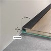 Микроплинтус LACONISTIQ micro 19 ARM Светлый Шампань анодированный (19х5,5х2450мм) 7 зажимов в комплекте 19-17-245 - фото 107932