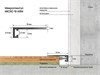 Микроплинтус LACONISTIQ micro 19 ARM Золото анодированное (19х5,5х2450мм) 7 зажимов в комплекте 19-14-245 - фото 107940