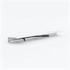 Микроплинтус LACONISTIQ Micro 11 mini RAL9016 Белый матовый (11х5х2000мм) 5 зажимов в комплекте 11-22-200 - фото 107957