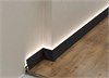 Микроплинтус Laconistiq Light (под подсветку) Черный анодированный 25х16х5х2450мм, 7 зажимов в комплекте 18-11-245-1 - фото 107990
