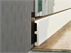 Скрытый плинтус LACONISTIQ REGULAR, под подсветку, черный матовый RAL9005 (80х13х3000мм) 41-21-300 - фото 108016