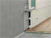 Скрытый плинтус LACONISTIQ STRONG "усиленный", под подсветку, алюминиевый, черный МУАР RAL9005 (80х13,1х3000мм) 42-31-300 - фото 108050
